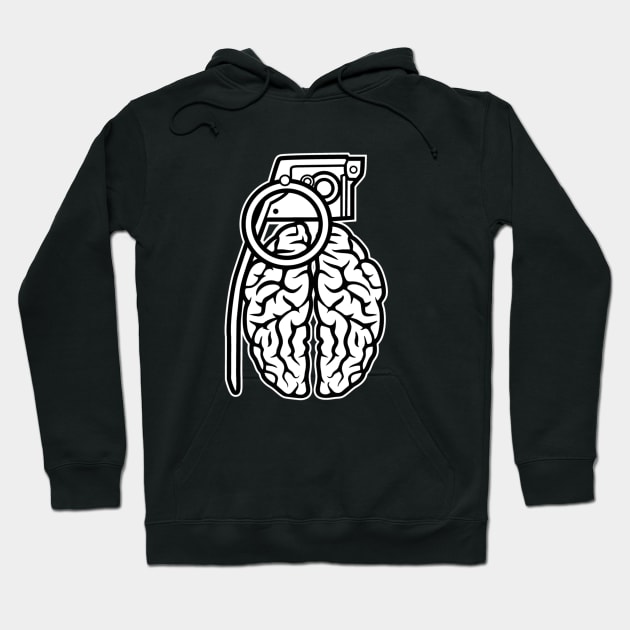 Grenade-Brain Hoodie by Eoli Studio